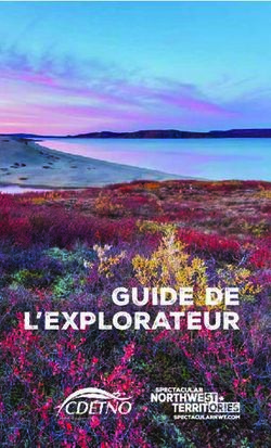 GUIDE DE L'EXPLORATEUR - Spectacular NWT