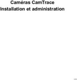 Caméras CamTrace Installation et administration