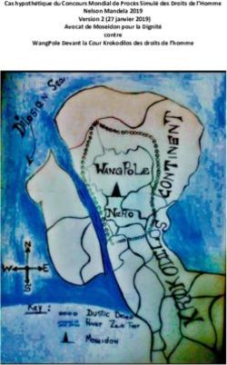 Cas hypothétique du Concours Mondial de Procès Simulé des Droits de l'Homme Nelson Mandela 2019 Version 2 (27 janvier 2019) Avocat de Moseidon ...