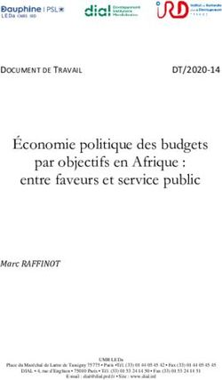 Économie politique des budgets par objectifs en Afrique : entre faveurs et service public