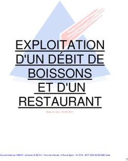 EXPLOITATION D'UN DÉBIT DE BOISSONS ET D'UN RESTAURANT - Umih 35