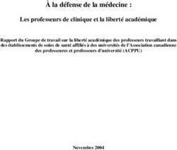 À la défense de la médecine : Les professeurs de clinique et la liberté académique