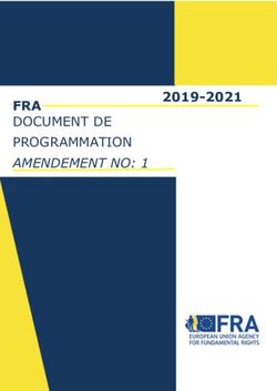 FRA DOCUMENT DE PROGRAMMATION - AMENDEMENT NO