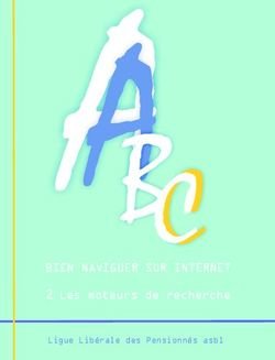 BIEN NAVIGUER SUR INTERNET - Les moteurs de recherche Ligue Libérale des Pensionnés asbl - Ligue ...