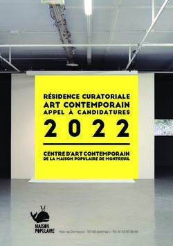 ART CONTEMPORAIN R&Eacute;SIDENCE CURATORIALE - CENTRE D'ART CONTEMPORAIN - Maison Populaire