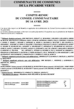 COMMUNAUTE DE COMMUNES DE LA PICARDIE VERTE COMPTE-RENDU DU CONSEIL COMMUNAUTAIRE DU 14 AVRIL 2021