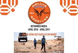 RETOMB&Eacute;ES MEDIA AVRIL 2018 - AVRIL 2019 RALLYE A&Iuml;CHA DES GAZELLES DU MAROC - L'incomparable - Rallye des Gazelles