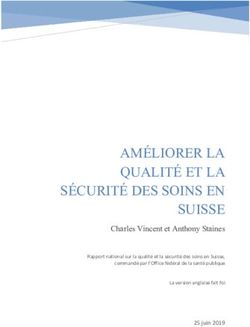 AMÉLIORER LA QUALITÉ ET LA SÉCURITÉ DES SOINS EN SUISSE - Charles Vincent et Anthony Staines - GSASA