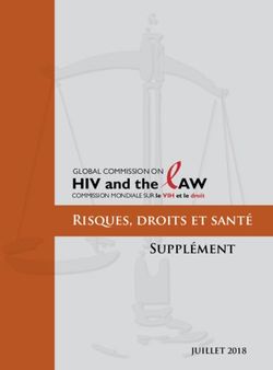 HIVandthe AW Risques, droits et sant&eacute; Suppl&eacute;ment - JUILLET 2018 - Global Commission on HIV and the Law