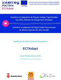 Synthèse du Séminaire de lancement Jeudi 24 Novembre 2016 - Coopération ECTADAPT