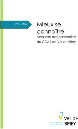Mieux se connaître Annuaire des partenaires du CCAS de Val de Briey 09/01/2020 - Ville de Briey