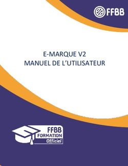 E-MARQUE V2 MANUEL DE L'UTILISATEUR - FFBB