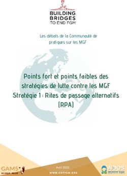(RPA) Points fort et points faibles des strat&eacute;gies de lutte contre les MGF Strat&eacute;gie 1 : Rites de passage alternatifs - Les d&eacute;bats de la ...