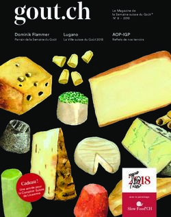 Gout.ch - La Semaine du Go&ucirc;t