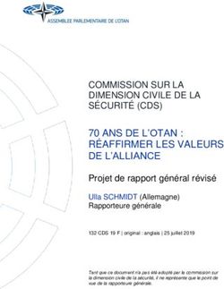 70 ANS DE L'OTAN : RÉAFFIRMER LES VALEURS DE L'ALLIANCE - NATO Parliamentary ...