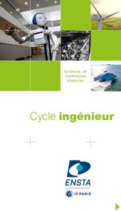Cycle ingénieur Sciences et techniques avancées - ENSTA Paris