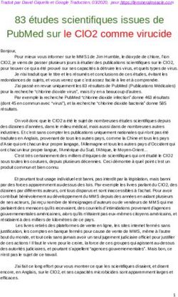 83 ÉTUDES SCIENTIFIQUES ISSUES DE PUBMED SUR LE CLO2 COMME VIRUCIDE