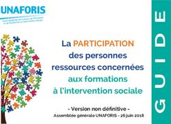 UNAFORIS La PARTICIPATION - des personnes ressources concernées aux formations à l'intervention sociale