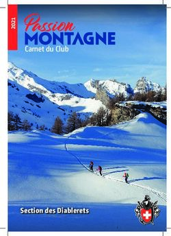 Carnet du Club - Section des Diablerets - CAS Diablerets