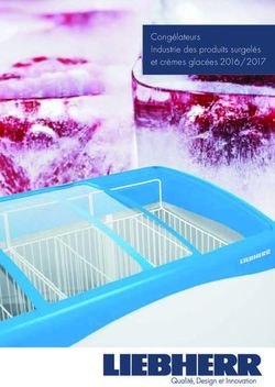 Cong&eacute;lateurs Industrie des produits surgel&eacute;s et cr&egrave;mes glac&eacute;es 2016 / 2017 - Liebherr
