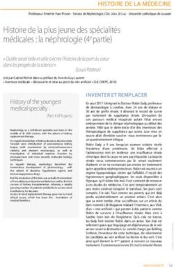 Histoire de la plus jeune des spécialités médicales : la néphrologie (4e partie) - Louvain Médical