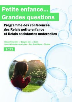 Petite enfance... Grandes questions - Programme des conférences des Relais petite enfance et Relais assistantes maternelles - Ville de ...