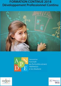 FORMATION CONTINUE 2018 - Développement Professionnel Continu