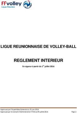 REGLEMENT INTERIEUR LIGUE REUNIONNAISE DE VOLLEY-BALL - En vigueur à partir du 1er juillet 2016 - Ligue Réunionnaise de Volley Ball