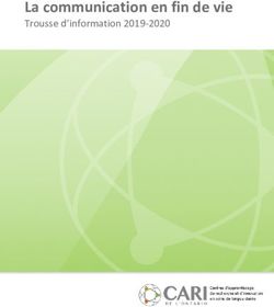 La communication en fin de vie - Trousse d'information 2019-2020 - Ontario CLRI