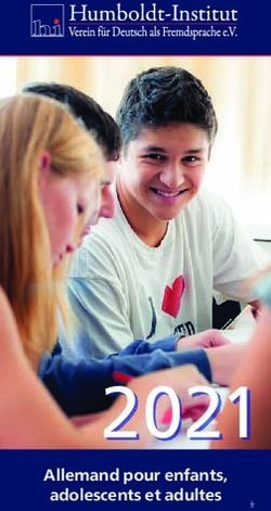 2021 Allemand pour enfants, adolescents et adultes - Humboldt-Institut