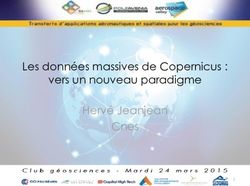 Les données massives de Copernicus : vers un nouveau paradigme Hervé Jeanjean Cnes - pole avenia