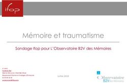 Mémoire et traumatisme - Sondage Ifop pour L'Observatoire B2V des Mémoires Juillet 2019