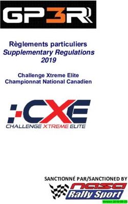 R&egrave;glements particuliers Supplementary Regulations 2019 - SANCTIONN&Eacute; PAR/SANCTIONED BY - Challenge ...