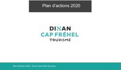 Plan d'actions 2020 - Plan d'actions 2020 - Dinan Cap Fréhel Tourisme