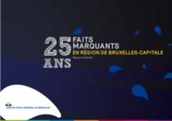 25 ANS FAITS MARQUANTS - perspective.brussels