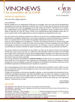 Edito du pr&eacute;sident - CAVB