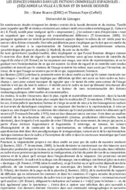 LES ESPACES URBAINS DANS LES FICTIONS CRIMINELLES ESPAGNOLES : (D&Eacute;)CADRER LA VILLE &Agrave; L'&Eacute;CRAN ET EN BANDE DESSIN&Eacute;E