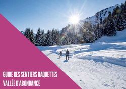 GUIDE DES SENTIERS RAQUETTES VALL&Eacute;E D'ABONDANCE