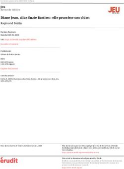 Diane Jean, alias Suzie Bastien : elle promène son chien - Érudit
