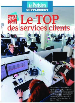 Le TOP des services clients - supplément - escda.fr