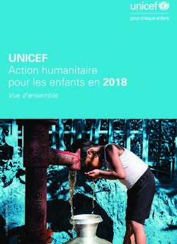 UNICEF Action humanitaire pour les enfants en 2018 - Vue d'ensemble