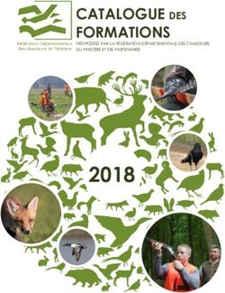 2018 CATALOGUE DES FORMATIONS - Chasser en Bretagne
