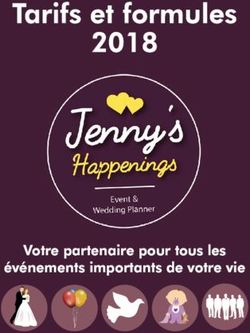 Tarifs et formules 2018 - Votre partenaire pour tous les événements importants de votre vie - Jenny's Happenings