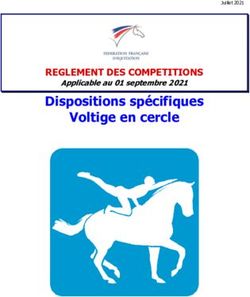 Dispositions sp&eacute;cifiques Voltige en cercle - REGLEMENT DES COMPETITIONS Applicable au 01 septembre 2021 - FFE