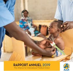The Alliance for International Medical Action - ALIMA