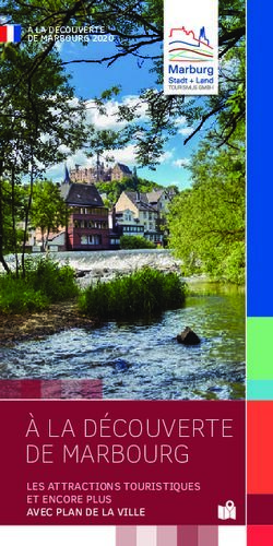 À LA DÉCOUVERTE DE MARBOURG - LES ATTRACTIONS TOURISTIQUES ET ENCORE PLUS AVEC PLAN DE LA VILLE - Marburg Tourismus