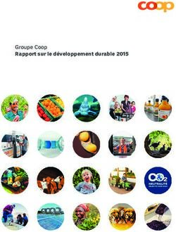 Groupe Coop Rapport sur le développement durable 2015