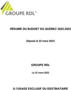 R&Eacute;SUM&Eacute; DU BUDGET DU QU&Eacute;BEC 2022-2023 - GROUPE RDL &Agrave; l'USAGE EXCLUSIF DU DESTINATAIRE - D&eacute;pos&eacute; le 22 mars 2022