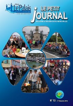 JOURNAL MAGAZINE D'INFORMATIONS MUNICIPALES - N 13 - 2e Trimestre 2016 - Le Palais