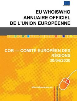 EU WHOISWHO ANNUAIRE OFFICIEL DE L'UNION EUROPÉENNE - COR - COMITÉ ...